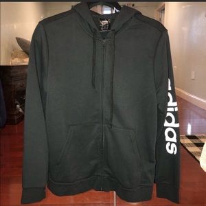 BLACK ADIDAS HOODIE